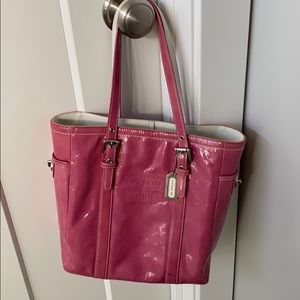 Pink coach purse